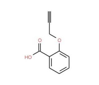 2-(2-Propynyloxy)benzenecarboxylic acid (CAS 55582-31-5) - chemical structure image