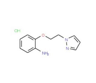2-(2-Pyrazol-1-yl-ethoxy)-phenylaminehydrochloride - chemical structure image