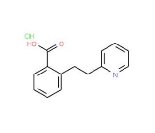 2-(2-Pyridin-2-ylethyl)benzoic acid hydrochloride - chemical structure image