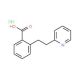 2-(2-Pyridin-2-ylethyl)benzoic acid hydrochloride - chemical structure image