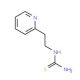 2-(2-Pyridyl)ethylthiourea (CAS 180403-26-3) - chemical structure image