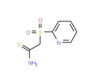2-(2-Pyridylsulfonyl)thioacetamide (CAS 175276-91-2) - chemical structure image