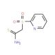 2-(2-Pyridylsulfonyl)thioacetamide (CAS 175276-91-2) - chemical structure image
