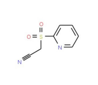 2-(2-pyridylsulphonyl)acetonitrile (CAS 170449-34-0) - chemical structure image