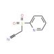 2-(2-pyridylsulphonyl)acetonitrile (CAS 170449-34-0) - chemical structure image
