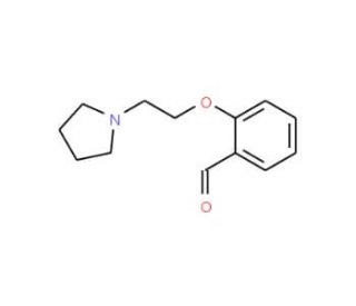2-(2-Pyrrolidin-1-yl-ethoxy)-benzaldehyde - chemical structure image