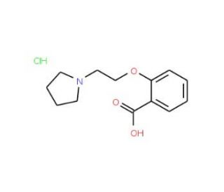 2-(2-Pyrrolidin-1-yl-ethoxy)-benzoic acid hydrochloride - chemical structure image