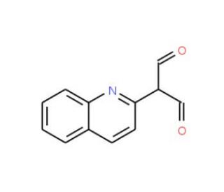 2-(2-Quinolyl)malondialdehyde (CAS 40070-84-6) - chemical structure image