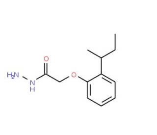 2-[2-(sec-Butyl)phenoxy]acetohydrazide - chemical structure image