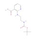 2-({2-[(tert-Butoxycarbonyl)amino]ethyl}amino)nicotinic acid (CAS 904815-14-1) - chemical structure image
