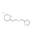 2-[2-(Tetrahydro-2-furanylmethoxy)ethyl]piperidine hydrochloride - chemical structure image