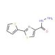 2-(2-Thienyl)-1,3-thiazole-4-carbohydrazide - chemical structure image
