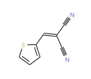 2-(2-Thienylmethylene)malononitrile (CAS 28162-32-5) - chemical structure image