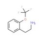 {2-[2-(Trifluoromethoxy)phenyl]ethyl}amine (CAS 137218-26-9) - chemical structure image