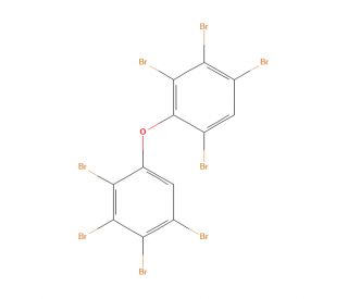 2,2&prime;,3,3&prime;,4,4&prime;,5,6&prime;-Octabromodiphenyl Ether (CAS 446255-39-6) - chemical structure image