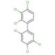 2,2′,3,4,4′,5′-Hexachlorobiphenyl (IUPAC No. 138) (CAS 35065-28-2) - chemical structure image