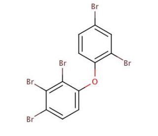 2,2&prime;,3,4,4&prime;-Pentabromodiphenyl ether solution (CAS 182346-21-0) - chemical structure image
