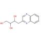2-(2′,3′,4′-Trihydroxybutyl)quinoxaline (CAS 118176-26-4) - chemical structure image