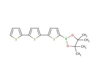 2,2&prime;:5&prime;,2"-Terthiophene-5-boronic acid pinacol ester (CAS 849062-17-5) - chemical structure image