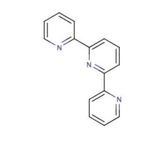 2,2′:6′,2′′-Terpyridine (CAS 1148-79-4) - chemical structure image