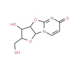 2,2&prime;-Anhydro-L-uridine (CAS 31501-46-9) - chemical structure image