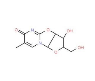 2,2&prime;-Anhydrothymidine (CAS 22423-26-3) - chemical structure image