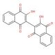 2,2′-Bi(3-hydroxy-1,4-naphthoquinone) (CAS 33440-64-1) - chemical structure image