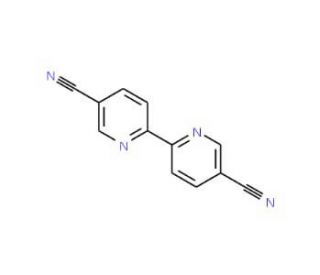 2,2&prime;-Bipyridine-5,5&prime;-dicarbonitrile (CAS 1802-29-5) - chemical structure image
