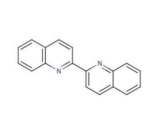 2,2&prime;-Biquinoline (CAS 119-91-5) - chemical structure image