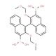 2,2′-Bis(MOMoxy)-1,1′-binaphthyl-3,3′-diyldiboronic acid (CAS 957111-26-1) - chemical structure image