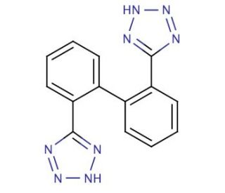2,2&prime;-Bistetrazole-1,1&prime;-bisphenyl (Losartan Impurity) - chemical structure image