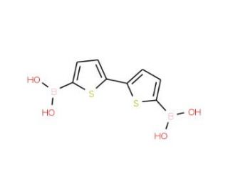 2,2&prime;-Bithiophene-5,5&prime;-diboronic acid (CAS 189358-30-3) - chemical structure image