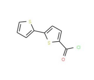 2,2&prime;-Bithiophene-5-carbonyl chloride (CAS 135887-26-2) - chemical structure image
