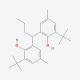 2,2′-Butylidene bis[6-dimethylethyl]-4-methylphenol (CAS 4081-14-5) - chemical structure image