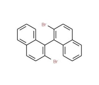 2,2&prime;-Dibromo-1,1&prime;-binaphthyl (CAS 74866-28-7) - chemical structure image