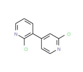 2,2&prime;-Dichloro-3,4&prime;-bipyridine (CAS 643082-10-4) - chemical structure image