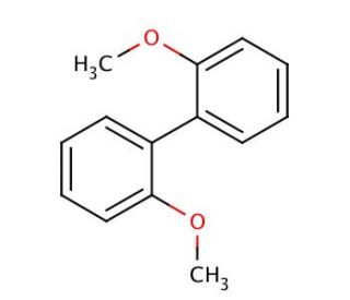 2,2&prime;-Dimethoxybiphenyl (CAS 4877-93-4) - chemical structure image