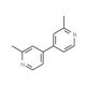2,2′-Dimethyl-[4,4′]bipyridinyl (CAS 712-61-8) - chemical structure image