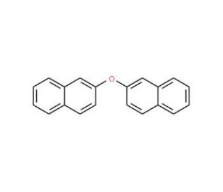 2,2&prime;-Dinaphthyl ether (CAS 613-80-9) - chemical structure image