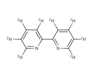 2,2&prime;-Dipyridyl-d8 (CAS 32190-42-4) - chemical structure image