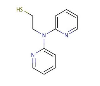 (2,2&prime;-Dipyridyl)thioethylamine - chemical structure image