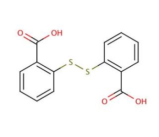 2,2′-Dithiodibenzoic acid (CAS 119-80-2) - chemical structure image