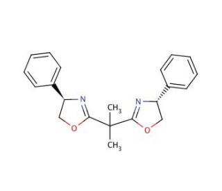 (&plus;)-2,2&prime;-Isopropylidenebis[(4R)-4-phenyl-2-oxazoline] (CAS 150529-93-4) - chemical structure image