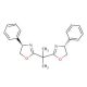 (+)-2,2′-Isopropylidenebis[(4R)-4-phenyl-2-oxazoline] (CAS 150529-93-4) - chemical structure image