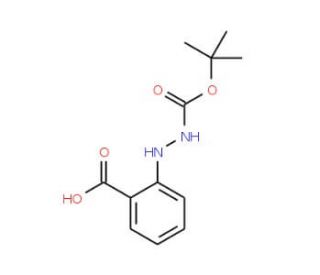 2-(2&prime;-N-Boc-hydrazino)benzoic acid (CAS 155290-47-4) - chemical structure image