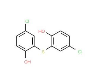 2,2&prime;-thiobis(4-chlorophenol) (CAS 97-24-5) - chemical structure image