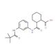 2-({3-[(2,2-Dimethylpropanoyl)amino]-anilino}carbonyl)cyclohexanecarboxylic acid - chemical structure image