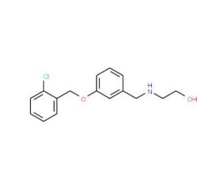 2-({3-[(2-chlorobenzyl)oxy]benzyl}amino)ethanol - chemical structure image