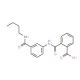 2-({3-[(Butylamino)carbonyl]anilino}carbonyl)-benzoic acid - chemical structure image