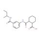 2-({3-[(sec-Butylamino)carbonyl]anilino}carbonyl)-cyclohexanecarboxylic acid - chemical structure image